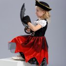 2017 Children's Pirate Cosplay Costume Caribbean Pirates Dress Kid Halloween Carnival Fancy Dress