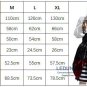 Children's Pirate Cosplay Costume Caribbean Pirates Long Sleeve Dress Kid Halloween Party Dress