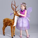 Kids Fairy Tale Girls Purple Princess Dress Baby Ocasion Party Ball gown Costumes Cosplay Dress