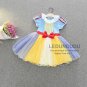 Summer Children's Dress Snow White Cosplay Costume Kid Baby Girl Halloween Party Dress