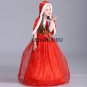 Kids Little Red Riding Hood Cosplay Dress Fair Tale Children Girls Fancy Party Costumes