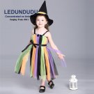 Baby Girls Children's Christmas Party Rainbow Slip Dress Kids Halloween Costumes