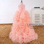 Kids Train Princess Dress Removable Children Girls Swallowtailed Dress Party Costume