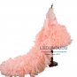 Kids Train Princess Dress Removable Children Girls Swallowtailed Dress Party Costume