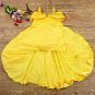 Kids Beauty and the Beast Cosplay Costume Girls Fancy Party Dress Belle Princess Dress