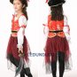 Kids Halloween Carnival Cosplay Pirate Costume Girls Fancy Party Outfits Children Princess Dress