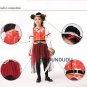 Kids Halloween Carnival Cosplay Pirate Costume Girls Fancy Party Outfits Children Princess Dress