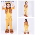 6 in 1 set Children Cute Animal Lion Costumes Kids Girls Halloween Party Cosplay Clothes
