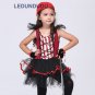 Children Pirate Cosplay Costume Set Girls Tutu Dress Halloween Fancy Party Suit