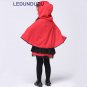 Kids Red Riding Hood Cosplay Costumes Girls Princess Dress Halloween Party Fancy Suit Clothes