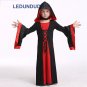 Children Vampire Cosplay Costume Magic Witch Clothes Kids Halloween Fancy Party Dress