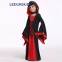 Children Vampire Cosplay Costume Magic Witch Clothes Kids Halloween Fancy Party Dress