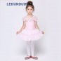 Kids Pink Lace Princess Cosplay Costumes Girls Ballet Dress Childres Dance Dress Fancy Party Suit