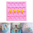 3D flag 26 english letters silicone mould