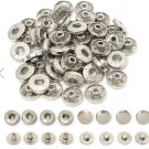 50 pieces snap buttons,metal