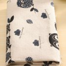 1 piece owl Cotton Linen Cloth