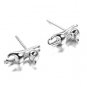 925 sterling silver  cat earring
