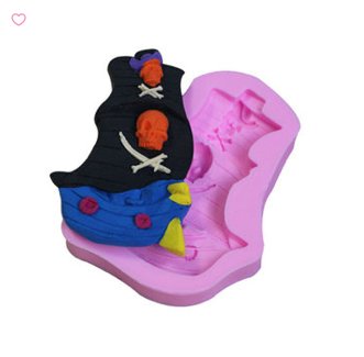 pirate ship fashion silicon mould