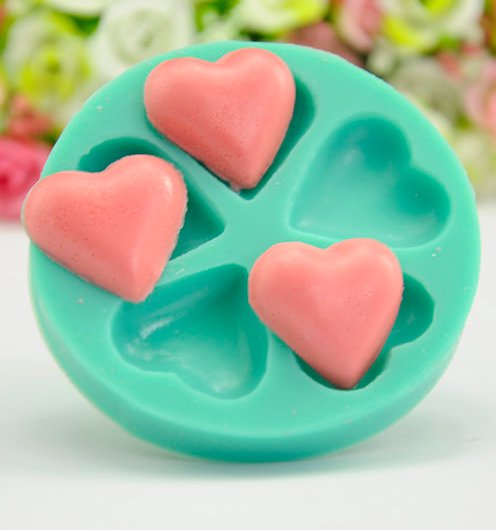 heart fashion silicon mould