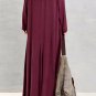 Cotton Loose Long Sleeve Maxi Dress