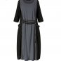 half sleeve women vintage dress