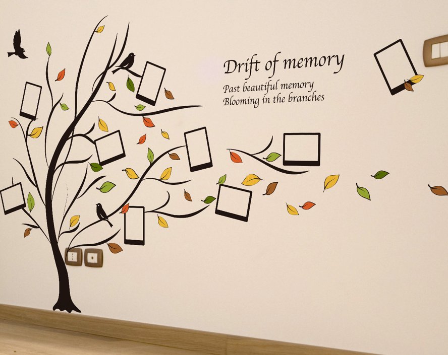 photo tree home decor wall sticker