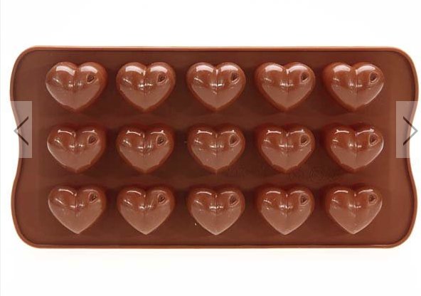 heart cookie cake ice silicone mold