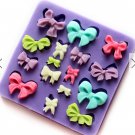 bowknot cookie cake ice silicone mold