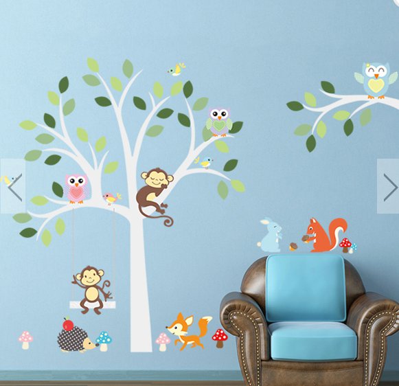 animals WALL STICKER CHILDREN 21