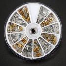 1 box wheel nail art decoration