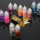 12 Bottles wheel nail art decoration