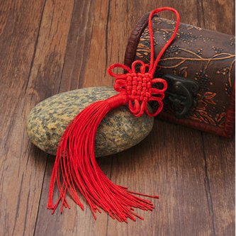 10pcs feng shui knot decoration party supplies yellow