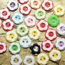 60pcs resin buttons