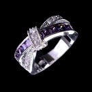 women fashion silver plated ring