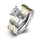 women fashion silver plated ring