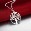 silver plated necklace