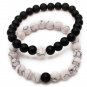 men 2pcs beads bracelet