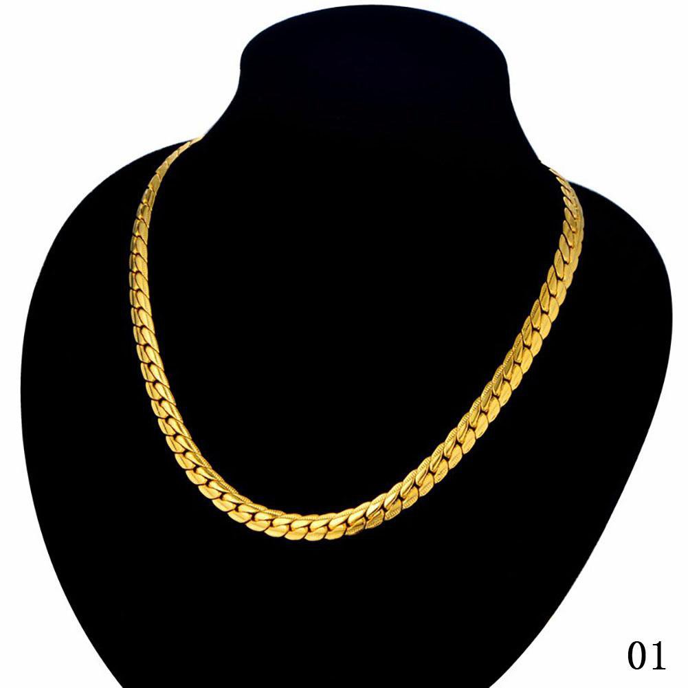 20inch men gold/silver necklace