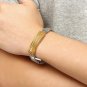MEN stainless steel gold plated bracelet