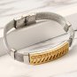 MEN stainless steel gold plated bracelet