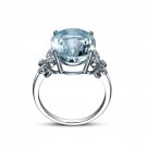 women big crystal zircon ring