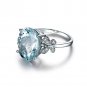 women big crystal zircon ring