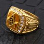 men fashion GOLD titanium steel ring