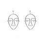 cute silver plated earring