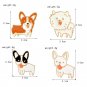 8pcs cute kids brooch jewelry pin