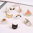 8pcs cute kids brooch jewelry pin