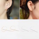 cute gold/silver plated women stud earring