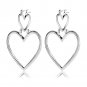 Women heart earring