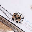 men women dice necklace
