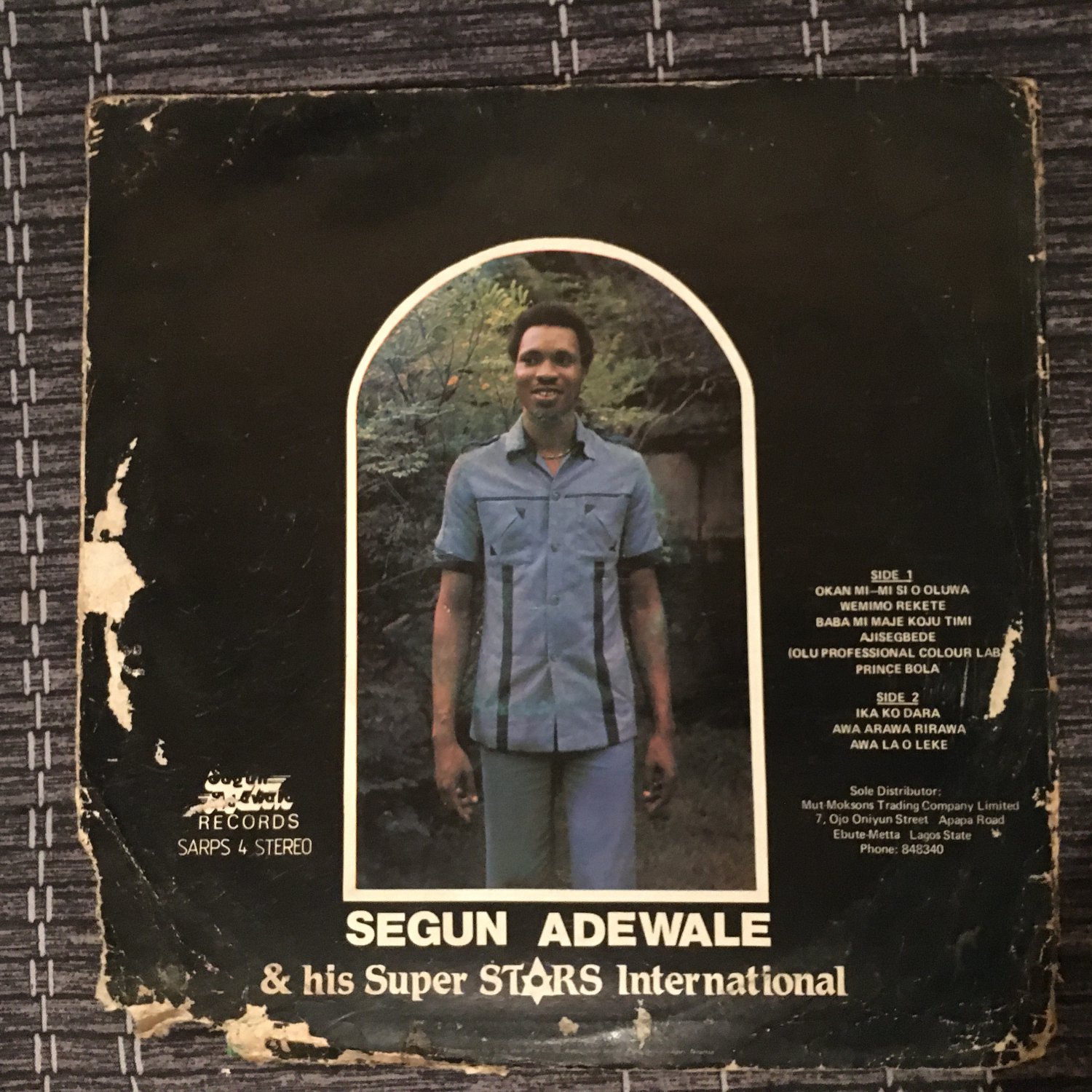 SEGUN ADEWALE & HIS SUPERSTARS INT. LP Boomerang NIGERIA Mp3 LISTEN